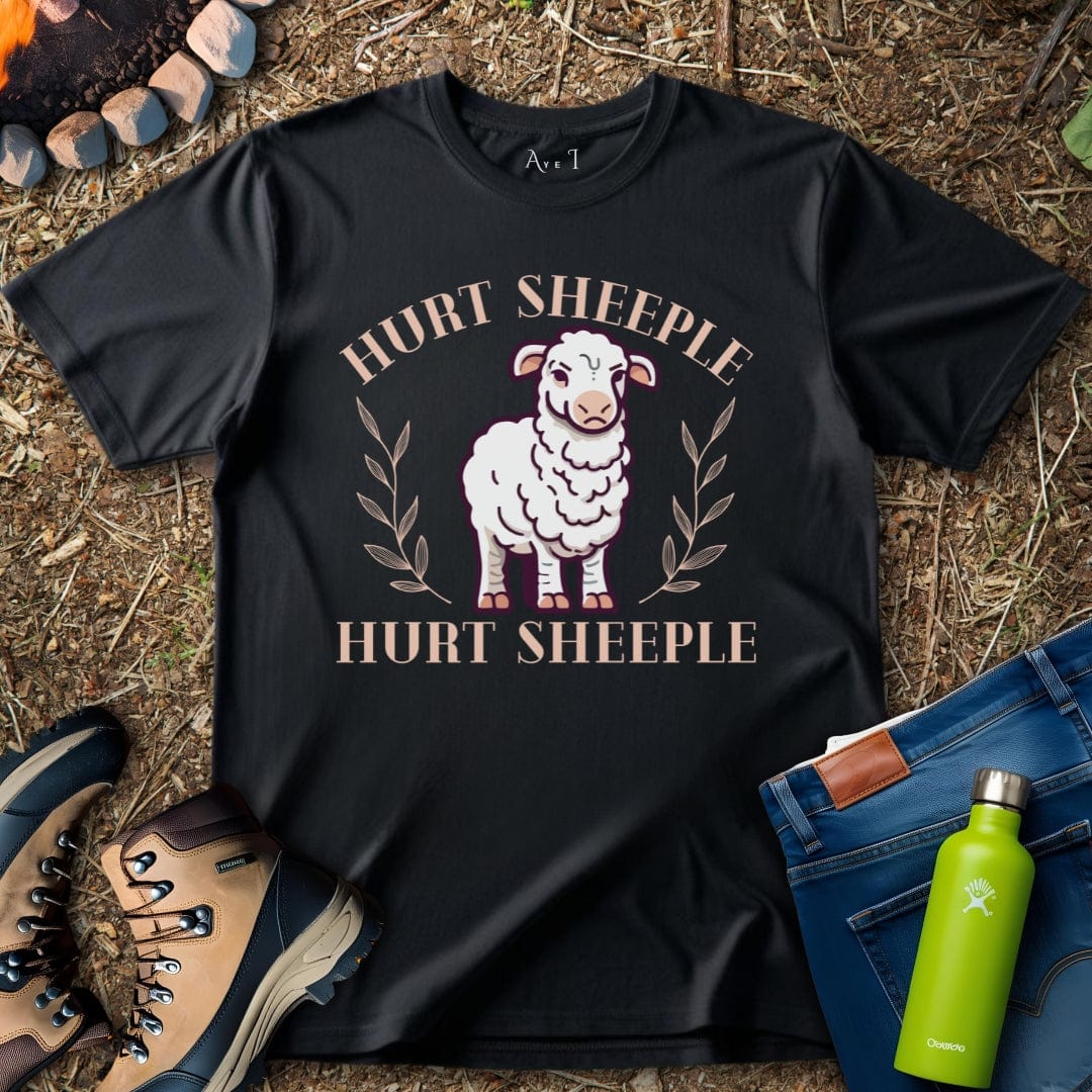Aye I T-Shirt Black / S Angry Sheep T-Shirt