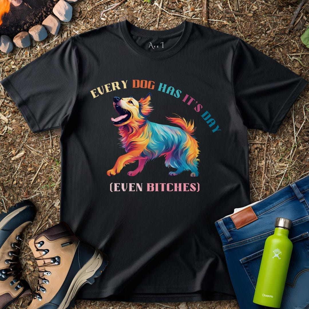 Aye I T-Shirt Black / S Dog Day T-Shirt