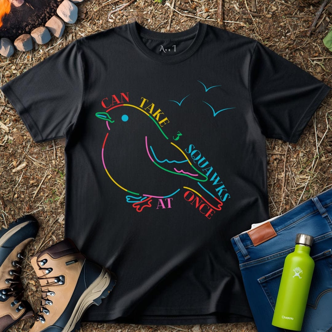 Aye I T-Shirt Black / S More Birds T-Shirt