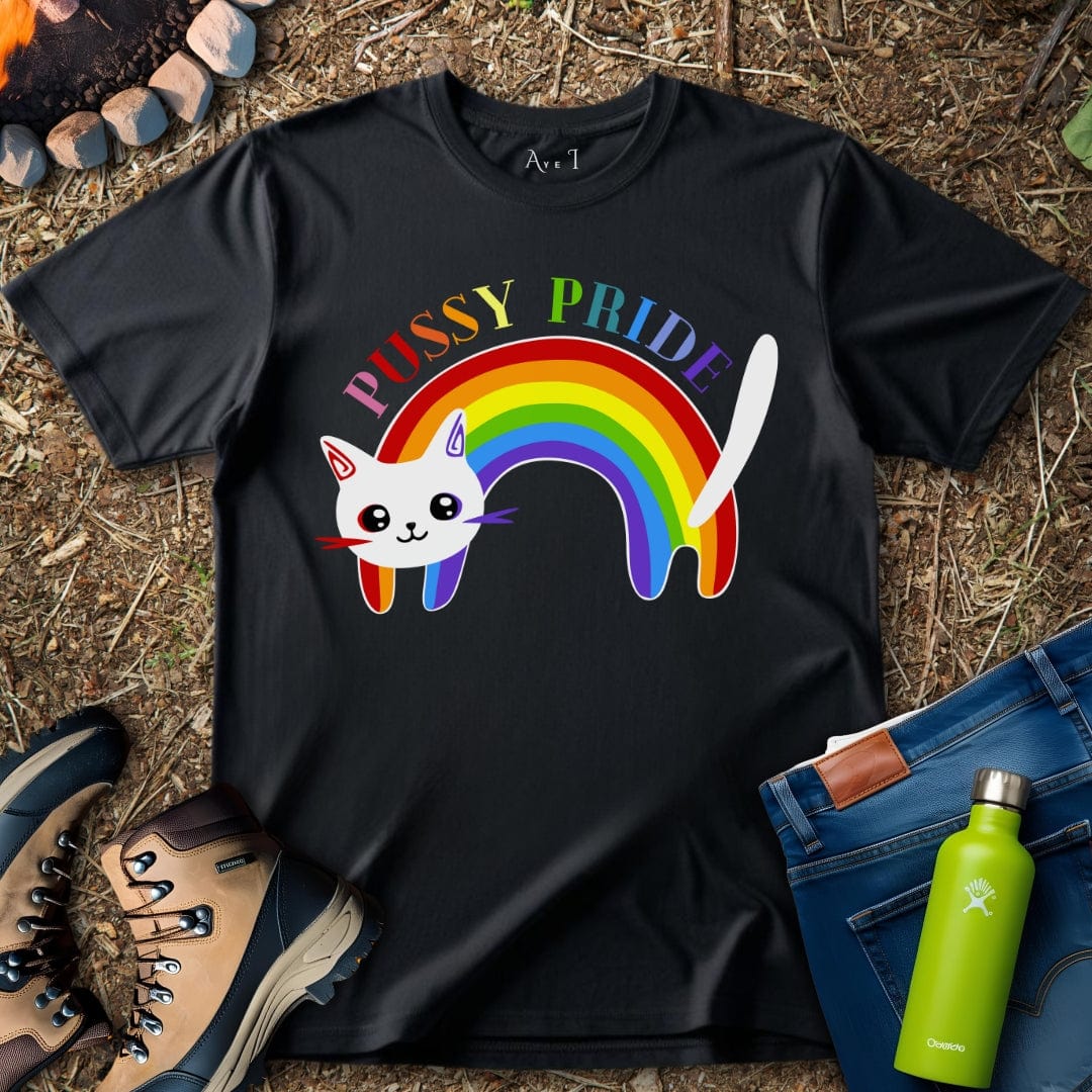 Aye I T-Shirt Black / S Pussycat Pride T-Shirt