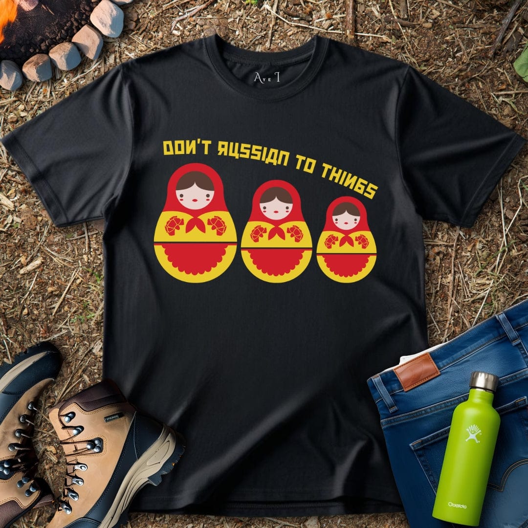 Aye I T-Shirt Black / S Russian T-Shirt
