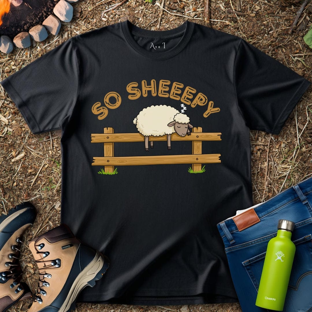 Aye I T-Shirt Black / S Tired Sheep T-Shirt