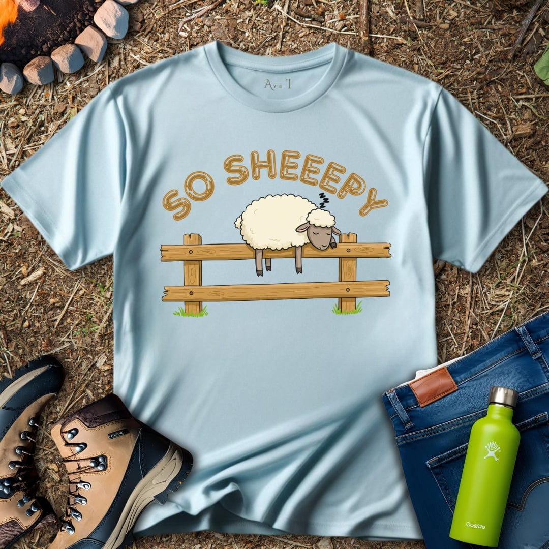 Aye I T-Shirt Light Blue / S Tired Sheep T-Shirt