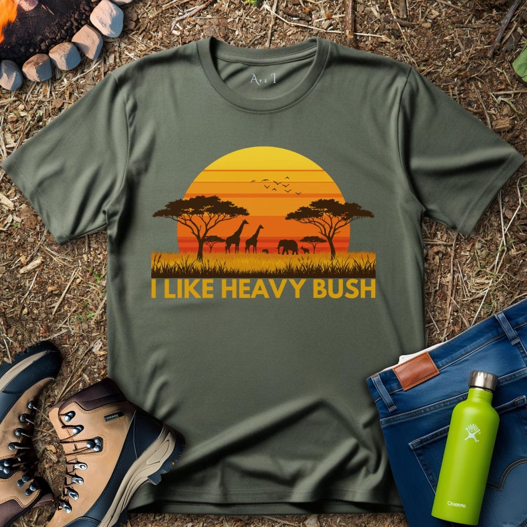 Aye I T-Shirt Military Green / S Like Bush T-Shirt