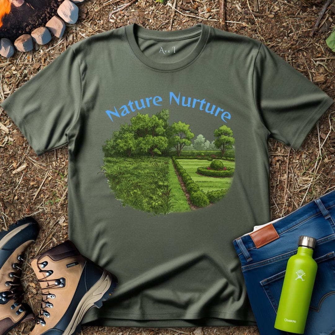Aye I T-Shirt Military Green / S Nature and Nurture T-Shirt