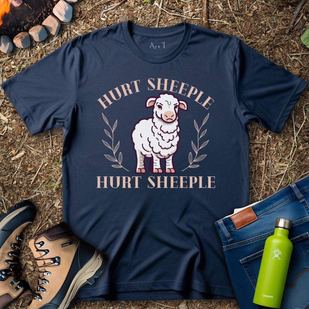 Aye I T-Shirt Navy / S Angry Sheep T-Shirt