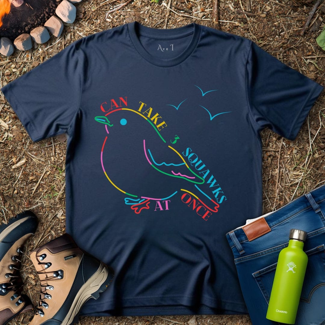 Aye I T-Shirt Navy / S More Birds T-Shirt