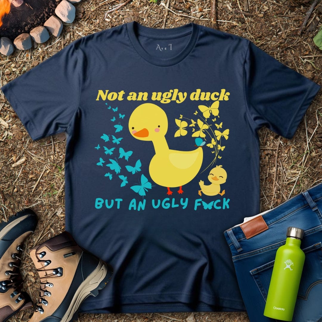 Aye I T-Shirt Navy / S Simple Butterfly Duck T-Shirt
