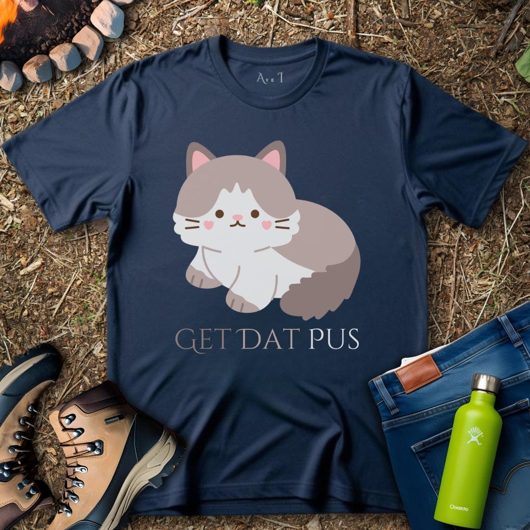 Aye I T-Shirt Navy / S Simple Cat T-Shirt