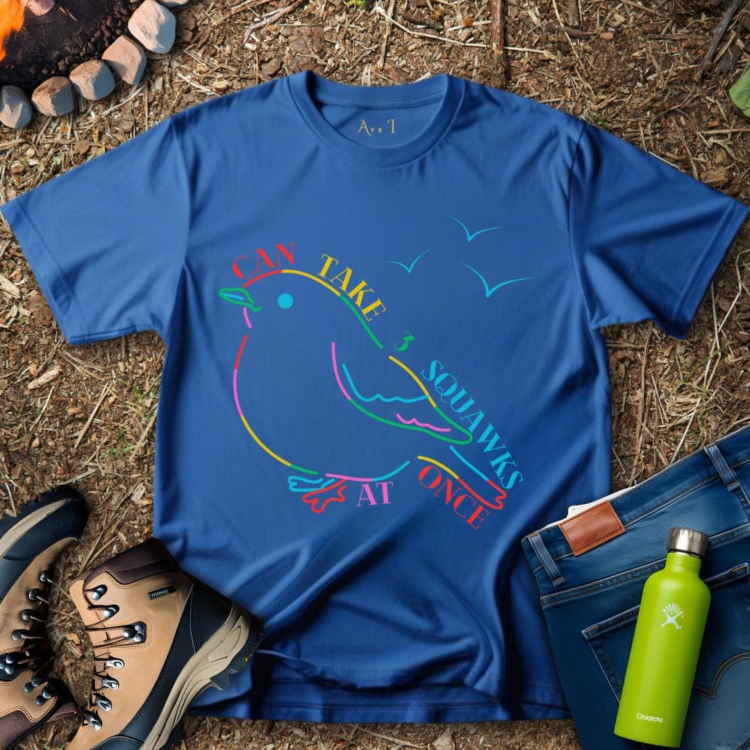 Aye I T-Shirt Royal / S More Birds T-Shirt