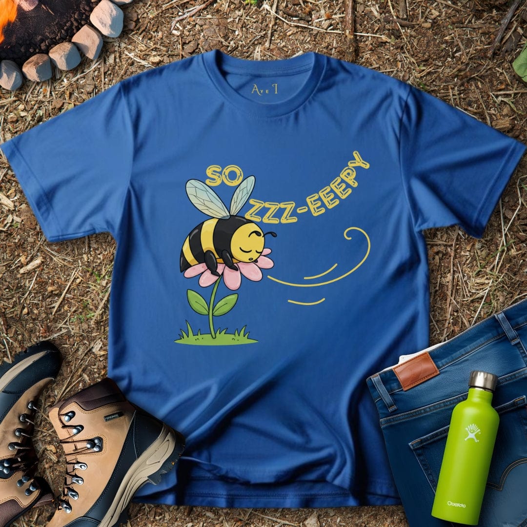Aye I T-Shirt Royal / S Tired Bee T-Shirt