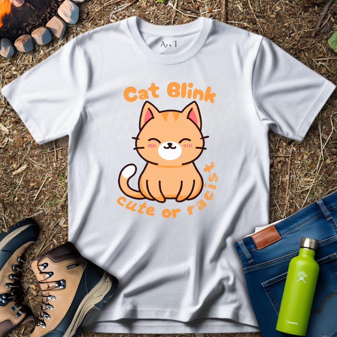 Aye I T-Shirt White / S Cat Question T-Shirt