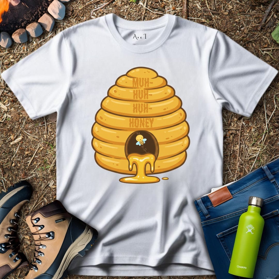 Aye I T-Shirt White / S Money Beehive T-Shirt