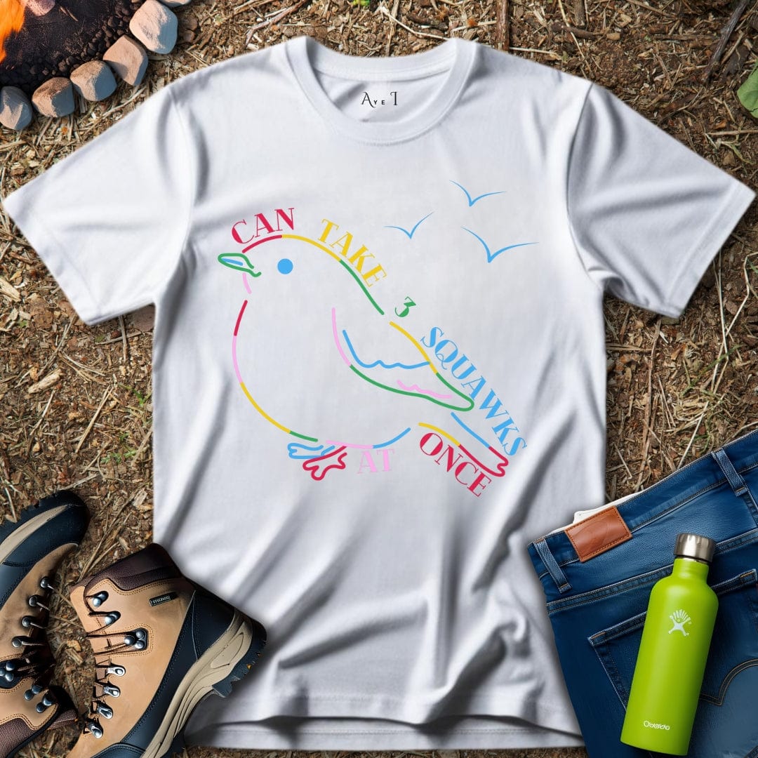 Aye I T-Shirt White / S More Birds T-Shirt