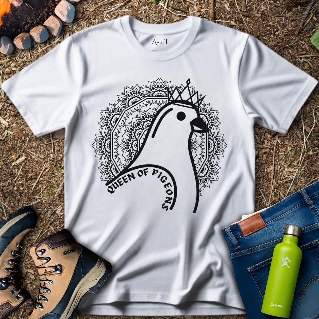 Aye I T-Shirt White / S Pigeon Queen T-Shirt
