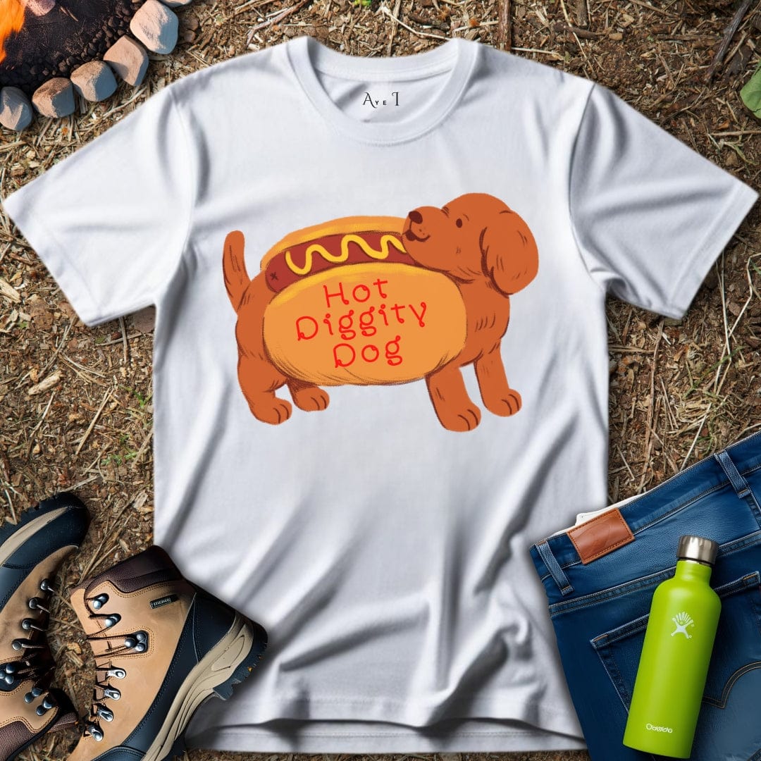 Aye I T-Shirt White / S Simple Dog Food T-Shirt