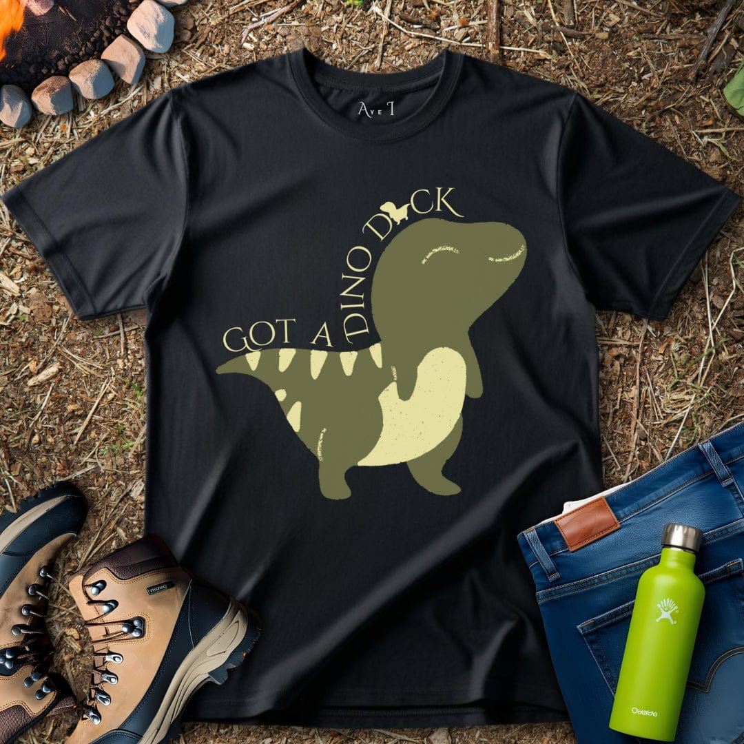 Aye I T-Shirt Black / S Simple Tyrannosaurus Brag T-Shirt