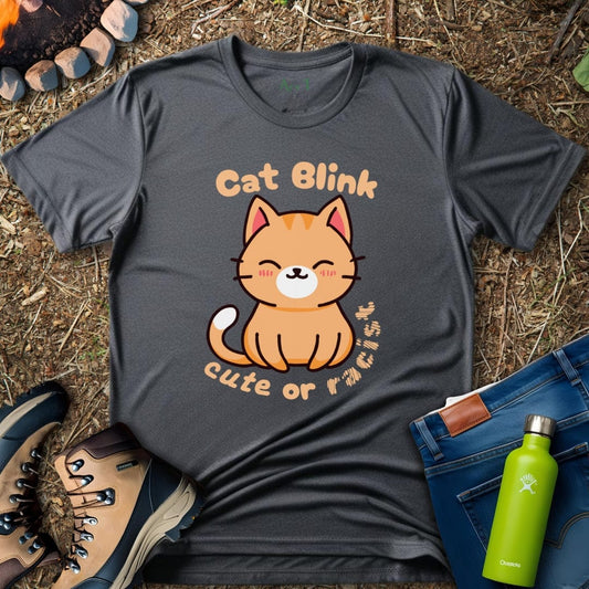 Aye I T-Shirt Charcoal / S Cat Question T-Shirt