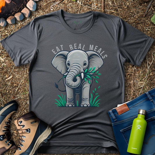 Aye I T-Shirt Charcoal / S Elephant Meals T-Shirt