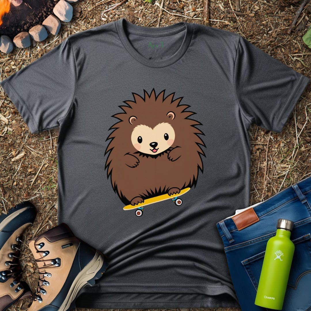 Aye I T-Shirt Charcoal / S Porcupine Skateboarding T-Shirt