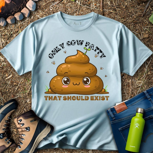 Aye I T-Shirt Light Blue / S Cow Patty T-Shirt