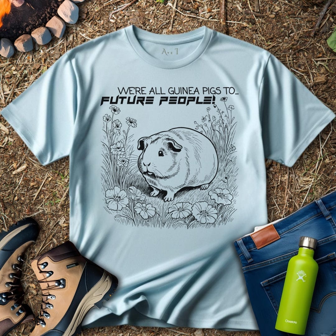 Aye I T-Shirt Light Blue / S Guinea Pig T-Shirt