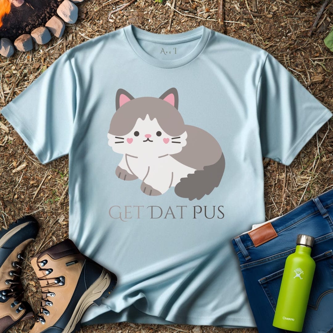 Aye I T-Shirt Light Blue / S Simple Cat T-Shirt