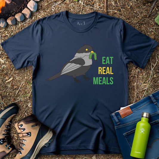 Aye I T-Shirt Navy / S Bird Meals T-Shirt