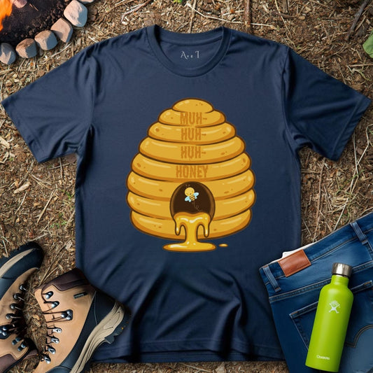 Aye I T-Shirt Navy / S Money Beehive T-Shirt