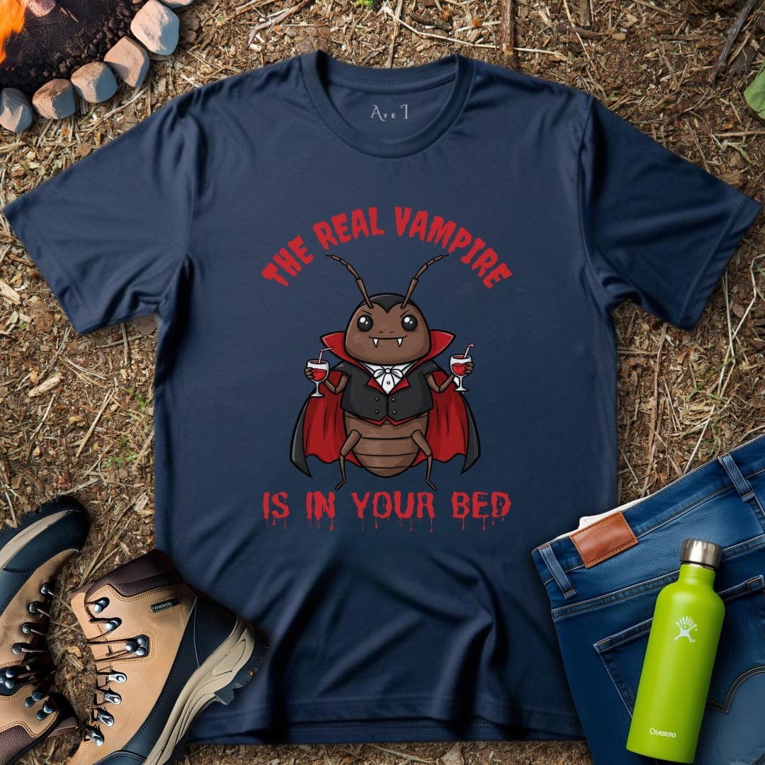 Aye I T-Shirt Navy / S Real Vampire T-Shirt