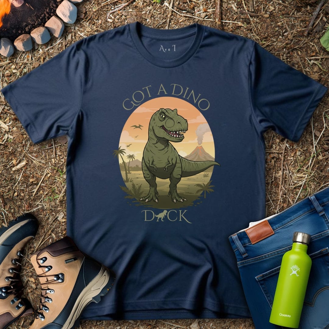 Aye I T-Shirt Navy / S Tyrannosaurus Brag T-Shirt