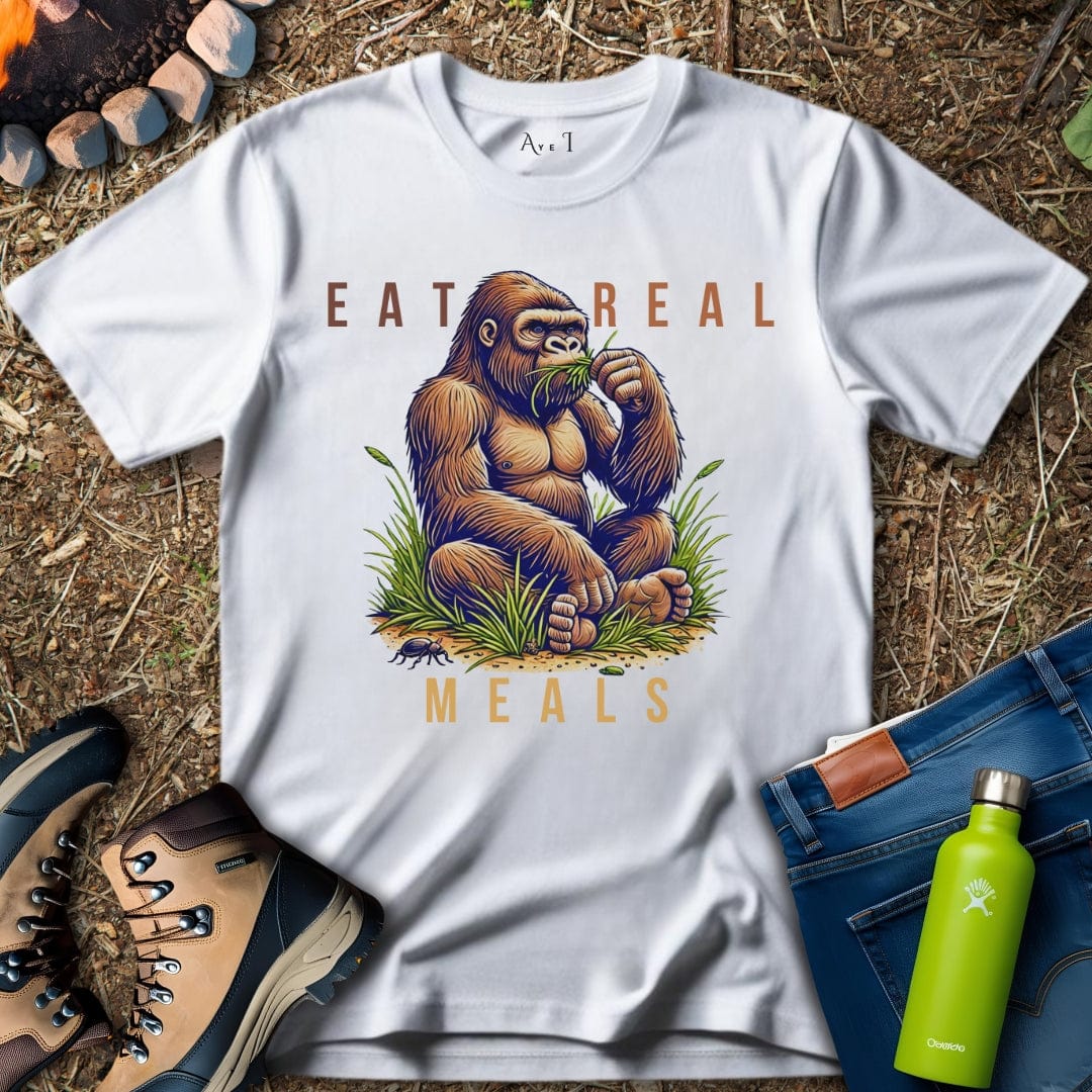Aye I T-Shirt White / S Gorilla Meals T-Shirt